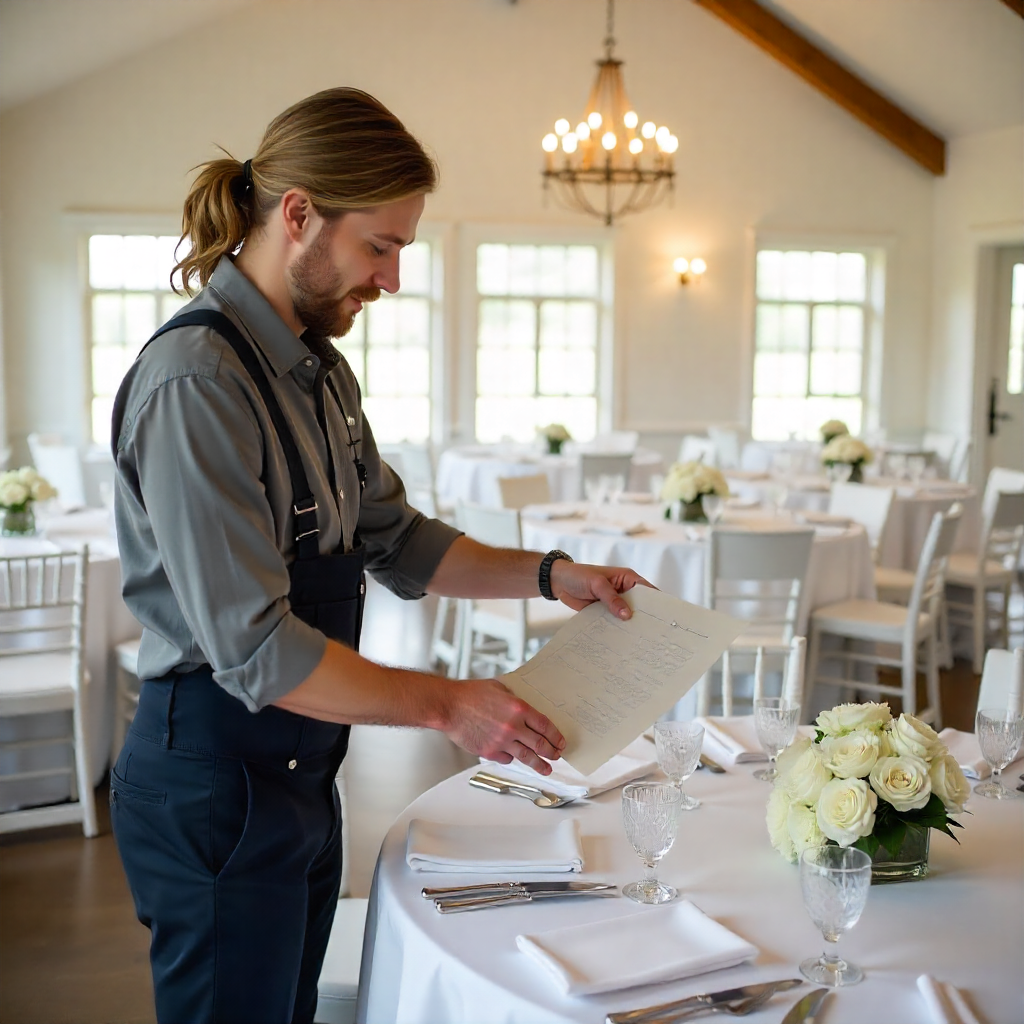 Custom floristry workspace